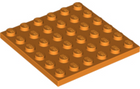 LEGO® los onderdeel Plaat Algemeen in kleur Oranje 3958