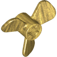 LEGO® los onderdeel Propellor in kleur Parel Goud 6041
