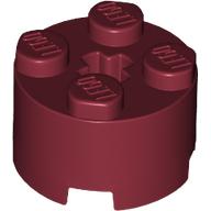 Plaatje in Gallery viewer laden, LEGO® los onderdeel Steen Rond in kleur Donkerrood 3941
