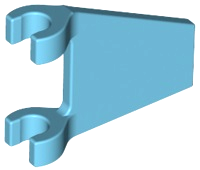 LEGO® los onderdeel Vlag in kleur Medium Azuurblauw 44676