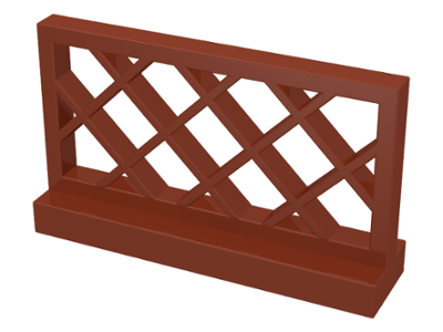 LEGO® los onderdeel Hek in kleur Roodachtig Bruin 3185