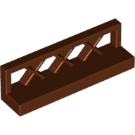 LEGO® los onderdeel Hek in kleur Roodachtig Bruin 3633