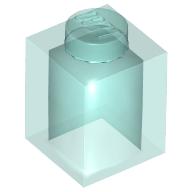 Plaatje in Gallery viewer laden, LEGO® los onderdeel Steen Doorzichtig Lichtblauw 3005