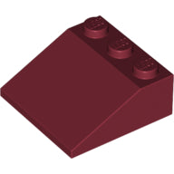 Plaatje in Gallery viewer laden, LEGO® los onderdeel Dakpan Algemeen in kleur Donkerrood 4161