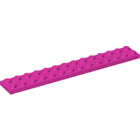 LEGO® los onderdeel Plaat Algemeen Donker Roze 91988