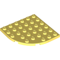 LEGO® los onderdeel Plaat Rond Helder Lichtgeel 6003