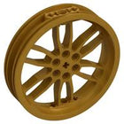 LEGO® los onderdeel Wiel in kleur Parel Goud 88517