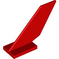 LEGO® los onderdeel Staart in kleur Rood 6239