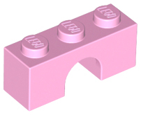 LEGO® los onderdeel Steen Boog in kleur Fel Roze 4490