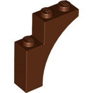 Plaatje in Gallery viewer laden, LEGO® los onderdeel Steen Boog Roodachtig Bruin 13965