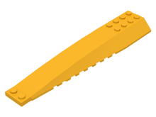 Plaatje in Gallery viewer laden, LEGO® los onderdeel Wig in kleur Helder Licht Oranje 45301