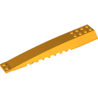 Plaatje in Gallery viewer laden, LEGO® los onderdeel Wig in kleur Helder Licht Oranje 45301
