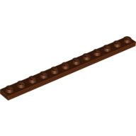 LEGO® los onderdeel Plaat Algemeen Roodachtig Bruin 60479