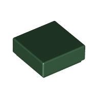 LEGO® los onderdeel Tegel Algemeen in kleur Donkergroen 3070