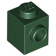 LEGO® los onderdeel Steen Aangepast Donkergroen 87087