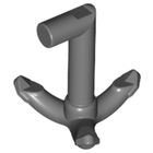 LEGO® los onderdeel Haak Donker Blauwachtig Grijs 15534