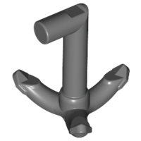 LEGO® los onderdeel Haak Donker Blauwachtig Grijs 15534