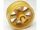Plaatje in Gallery viewer laden, LEGO® los onderdeel Wiel in kleur Parel Goud 50862