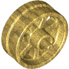 LEGO® los onderdeel Wiel in kleur Parel Goud 50862