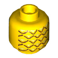 Plaatje in Gallery viewer laden, LEGO® los onderdeel Hoofd in kleur Geel 3626cpb1018
