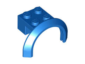 LEGO® los onderdeel Spatbord in kleur Blauw 50745