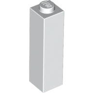 LEGO® los onderdeel Steen in kleur Wit 14716