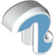 Plaatje in Gallery viewer laden, LEGO® los onderdeel Dier Onderdelen met Motief Wit 15429pb01