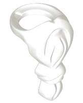 LEGO® los onderdeel Lijf Accessoire in kleur Wit 15442