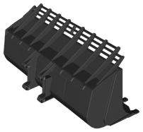 LEGO® los onderdeel Technisch in kleur Zwart 15265