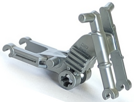 LEGO® los onderdeel Fiets & Motor in kleur Zilver 50859b