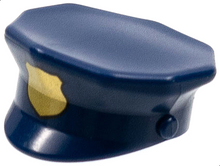 Plaatje in Gallery viewer laden, LEGO® los onderdeel Hoofddeksels Donkerblauw 15530pb01