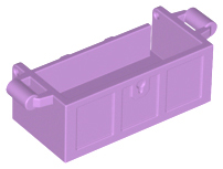 Plaatje in Gallery viewer laden, LEGO® los onderdeel Container in kleur Medium Lavendel 4738a
