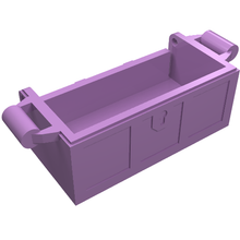 Plaatje in Gallery viewer laden, LEGO® los onderdeel Container in kleur Medium Lavendel 4738a