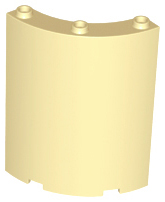 LEGO® los onderdeel Cilinder in kleur Geelbruin 30562