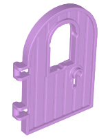 LEGO® los onderdeel Deur in kleur Medium Lavendel 64390