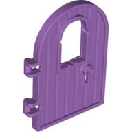 LEGO® los onderdeel Deur in kleur Medium Lavendel 64390