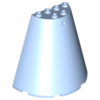 Plaatje in Gallery viewer laden, LEGO® los onderdeel Kegel in kleur Helder Lichtblauw 47543