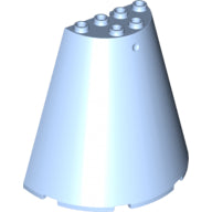 Plaatje in Gallery viewer laden, LEGO® los onderdeel Kegel in kleur Helder Lichtblauw 47543