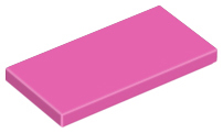 LEGO® los onderdeel Tegel Algemeen Donker Roze 87079