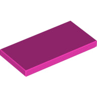 Plaatje in Gallery viewer laden, LEGO® los onderdeel Tegel Algemeen Donker Roze 87079