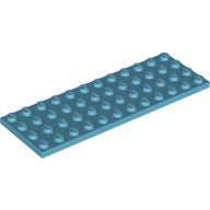 LEGO® los onderdeel Plaat Algemeen Medium Azuurblauw 3029