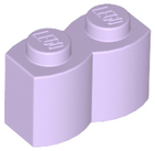 LEGO® los onderdeel Steen Aangepast in kleur Lavendel 30136