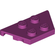 Plaatje in Gallery viewer laden, LEGO® los onderdeel Wig Plaat in kleur Magenta 51739