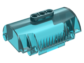 LEGO® los onderdeel Cilinder Doorzichtig Lichtblauw 15361