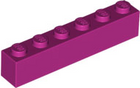 LEGO® los onderdeel Steen in kleur Magenta 3009