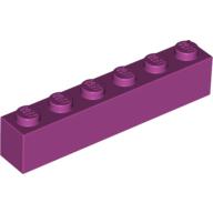 LEGO® los onderdeel Steen in kleur Magenta 3009