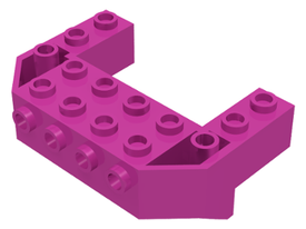 LEGO® los onderdeel Trein in kleur Donker Roze 87619