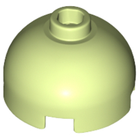 LEGO® los onderdeel Steen Rond in kleur Geelachtig Groen 553