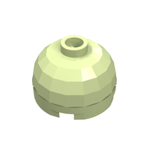 Plaatje in Gallery viewer laden, LEGO® los onderdeel Steen Rond in kleur Geelachtig Groen 553