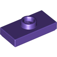 Plaatje in Gallery viewer laden, LEGO® los onderdeel Plaat Aangepast Donkerpaars 3794b